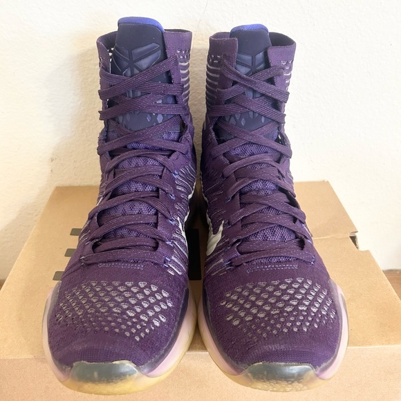 SOLD ❌ Nike Kobe 10 X Elite High Team Pack size 10 718763-505 2015 PRE-OWNED - Picture 8 of 9